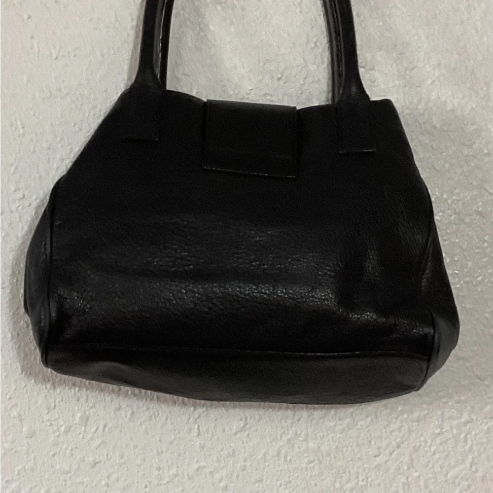Kate Spade black leather shoulder bag